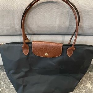 Longchamp Le Pliage tote - grey